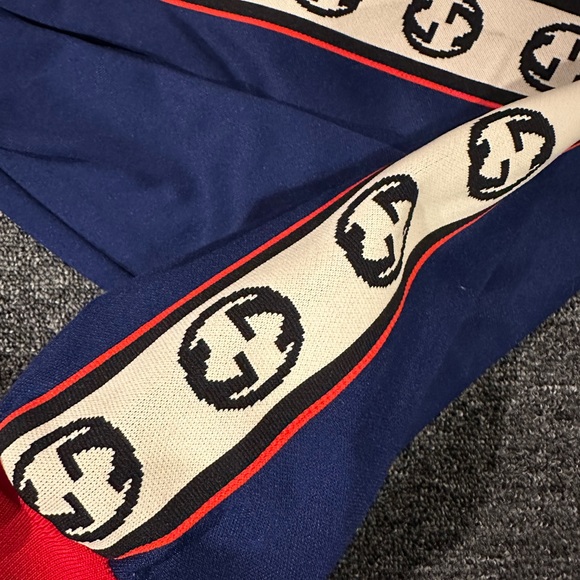 Gucci Blue & Red GG Cherry Patch Track Pant - Picture 4 of 10